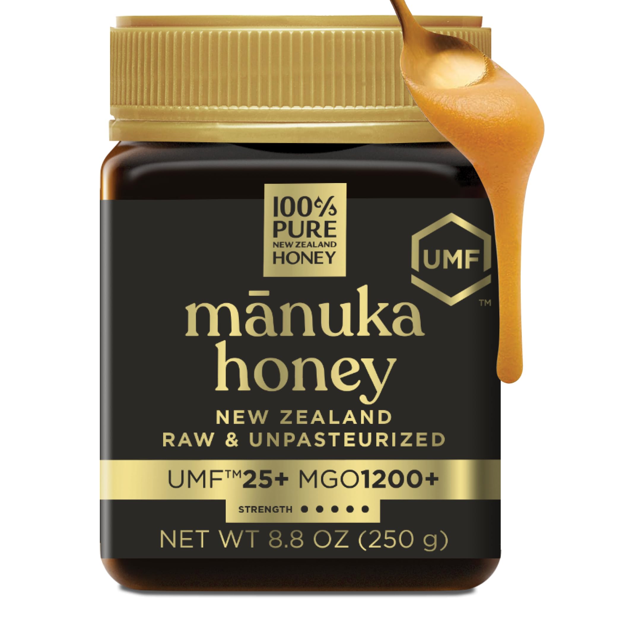 Amazon.com : Manuka Honey UMF 25+ (MGO 1200+) 100% Pure New